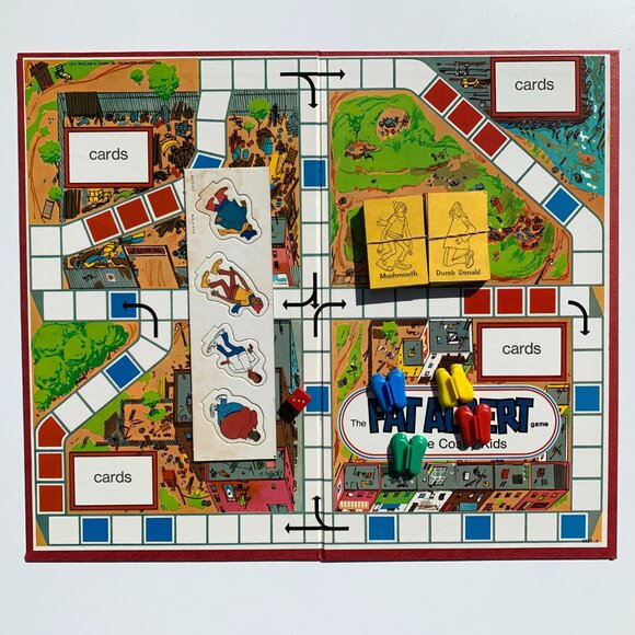 Fat Albert and the Cosby Kids Used Box Game (1973) - Picture 3 of 4